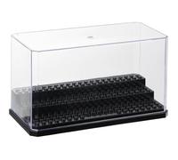 Boîte de Présentation en Acrylique 3 Niveaux - Vitrine Anti-Poussière pour Mini Figurines et Blocs de Construction
