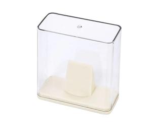Boîte de présentation transparente à panneaux - Boîtes de rangement | 10,5 cm, étui de rangement avec couvercle anti-poussière, affichage de badges avec couvercle de protection, exposition de trophées