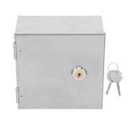 Boîte de Prise de Courant Inox Verrouillable Extérieure pour Prises | Protection Antiéclaboussures, Montage en Saillie ou Encastré, pour Bornes de Charge et Usage Mural