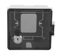 Boîte de Prise Électrique Verrouillable Étanche Extérieure 86 Noire