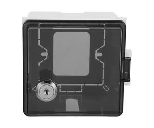 Boîte de Prise Électrique Verrouillable Étanche Extérieure 86 Noire