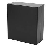 Boîte de projet en aluminium, boîte en aluminium 80x160x170mm, boîtier électrique noir mat boîtier de dissipation de chaleur de jonction PCB bricolage