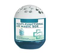 Boîte de purification d'air 120 g Désodorisant automatique naturel | Boîte de purification d'air collecteur de poussière pour éliminer les odeurs pour armoire, cuisine, maison, bureau