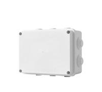 Boîte de Raccordement et Dérivation Étanche en Saillie Blanc 150x110x70 mm