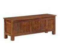 vidaXL Boîte de rangement bois manguier - 110x30x40 cm