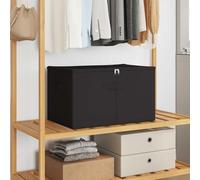 Boîte de Rangement 24 pc Tissu intissé 55 x 35 x 32 cm 61,6 L | Deux compartiments, Pliable, Poignées pratiques, Polyester respirant, Idéale jouets et livres