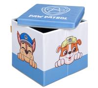 Boite De Rangement 2en1 - Pouf Cube De Rangement Bleu / Pat' Patrouille TU