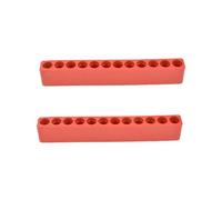 Boîte de rangement à 12 trous 6,35 mm à tige hexagonale pour outils pneumatiques