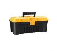 Boîte de rangement à outils à base de polypropylène pour outils électriques, outils à main, travaux du bois, rénovation, réparation automobile, accessoires de pêche et fournitures scolaires (33 cm B)