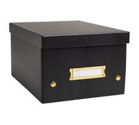 Boîte de rangement à plat carton 20x26x15cm Néo Déco - Bleu de France