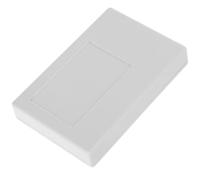 Boîte de Rangement ABS Camouflée, Compartiment Secret 138×91×25 MM | Aspect Boîte de Dérivation, Usage Intérieur Atelier Électronique, Cache Discret pour Petits Objets et Argenté