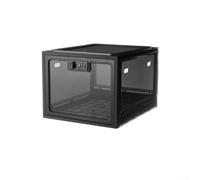 Boîte de rangement alimentaire verrouillable avec serrure à combinaison, organiseur sécurisé en ABS pour réfrigérateur, médicaments, tablette, téléphone, maison et bureau (noir + boîte noire)