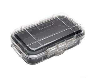 Boîte de rangement antichoc en ABS rigide S | Coque en ABS résistant aux chocs, soupape de surpression, loquet sécurisé, s'adapte aux petits appareils électroniques