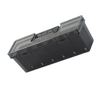 Boîte de rangement antistatique transparente avec compartiments réglables pour le rangement de composants électroniques
