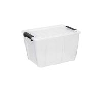Boîte de rangement avec couvercle Home Box 15 litres - Naturel