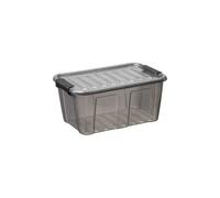 Boîte de rangement avec couvercle Home Box 8 litres - Gris