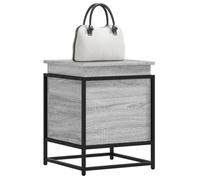 vidaXL Boîte de rangement avec couvercle Gris Sonoma 40x40x51,5 cm