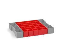 Boîte de rangement avec inserts | Bosch Sortimo L-BOXX 102 Ensemble d'inserts A3 | Boîtes de classement de première qualité pour petites pièces | Système de rangement idéal pour les vis