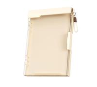 Boîte de rangement avec porte-bloc étanche en ABS pour fournitures scolaires 24 x 34 cm