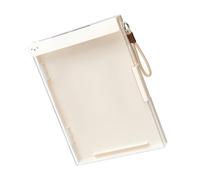 Boîte de rangement avec porte-bloc étanche en ABS pour fournitures scolaires 24 x 34 cm