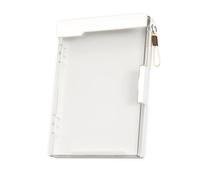 Boîte de rangement avec porte-bloc étanche en ABS pour fournitures scolaires 24 x 34 cm