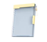 Boîte de rangement avec porte-bloc étanche en ABS pour fournitures scolaires 24 x 34 cm