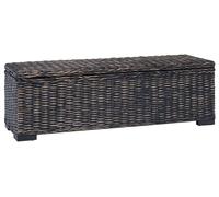 Boîte de rangement avec stockage Noir 110 x 35 x 45 cm