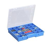 Boîte de rangement bleue 25 casiers fixes Basic Allit