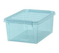 Boîte de rangement Bleue transparente 14 litres