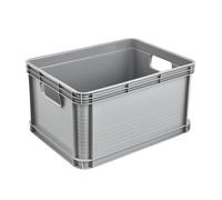 keeeper Caisse de rangement alimentaire professionnelle 20 litres - Gris
