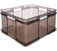 Boîte de rangement boîte empilable en plastique M L XL XXL différentes couleu...