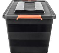 Boîte de rangement - Boîte en plastique - Capacité 55 L - Avec couvercle - Pour jouets