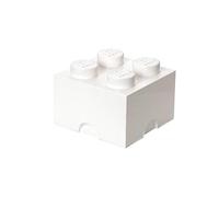 LEGO Brique de rangement 4 tenons 5,7 L empilable Blanc