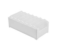 Boîte de Rangement Câbles Boîtier Transparent à Compartiments | Boîte de Rangement Cordons Pour appareils électroniques, chargeurs, fiches, cartes, comptoirs, dortoirs et bureaux