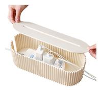 Boîte de Rangement Câbles Bureau Maison - Cache Multiprise Organisateur Dissimuler Cordons Désordre Solution Gestion