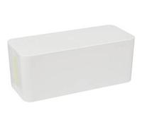 Boîte de rangement cache-câble FIVE Simply Smart 32cm Blanc compatible multiprise 6 fiches Blanc