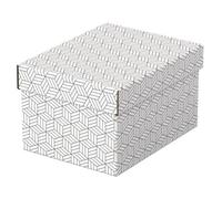 Boîte de rangement & cadeau Home S, set de 3, blanc