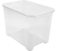 Boîte de rangement - Caisse de rangement - 20 l - Plastique - Avec couvercle