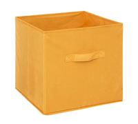 5five - panier velours 31x31cm mix n' modul jaune