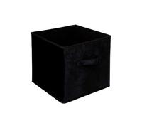 5five - panier velours 31x31cm mix n modul noir