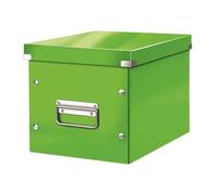 Boîte De Rangement Carton Leitz Click & Store Wow Cube Format M Vert