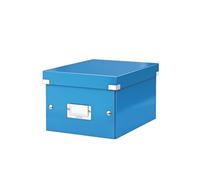 Boîte de rangement carton Leitz CLick&Store Wow H 16 X L 21,7 x P 28 cm bleue