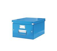 Boîte de rangement carton Leitz Click&Store Wow H 20 x L 28 x P 36,8 cm bleue