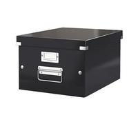 Boîte de rangement carton Leitz Click&Store Wow H 20 x L 28 x P 36,8 cm noire