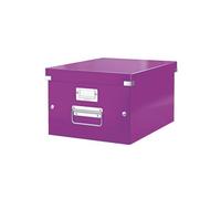 Boîte de rangement carton Leitz Click&Store Wow H 20 x L 28 x P 36,8 cm violette