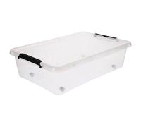 Paris Prix Boîte de rangement Clip 29L transparente