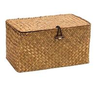 Boîte de rangement - Conteneur de rangement - Panier de rangement - Organisateur - Boîte de tri - Avec bouton - Avec couvercle