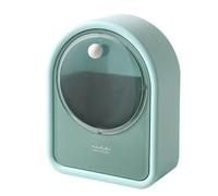 Boîte de rangement cosmétique, support pour cotons de maquillage,Boîte de rangement de bureau étanche - Étui Portable pour cotons-tiges, boîte de maquillage murale pour rouges à lèvres, pinceaux de ma