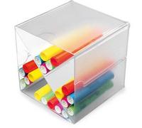 Boîte de rangement Cube, 4 casiers, cristal