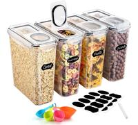 Boîte de Rangement Cuisine Lot de 4, 3.7L